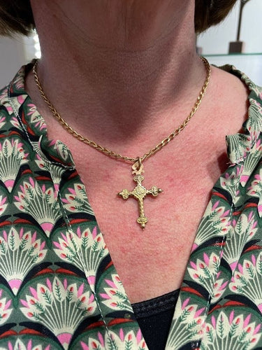 Pendentif CROIX ANCIENNE 58 Facettes 060881