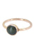 OLD GREEN AGATE RING 58 Facettes 074781