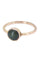Bague BAGUE ANCIENNE AGATE VERTE 58 Facettes 074781