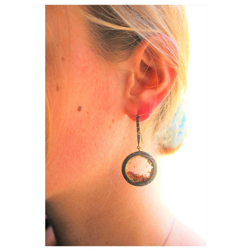 Boucles d'oreilles Pendants d'Oreilles en Vermeil et Saphirs 58 Facettes 035