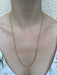 Gold Curb Chain Necklace 58 Facettes 984970
