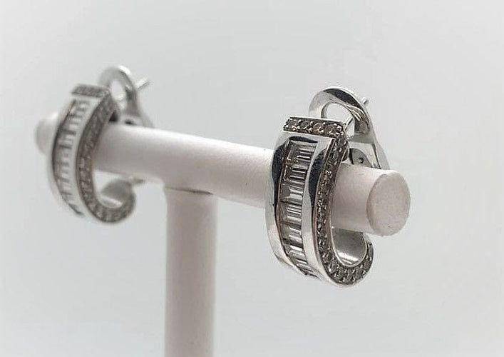 Boucles d'oreilles Boucles d'oreille Or blanc, Diamants 58 Facettes 20400000469/LC