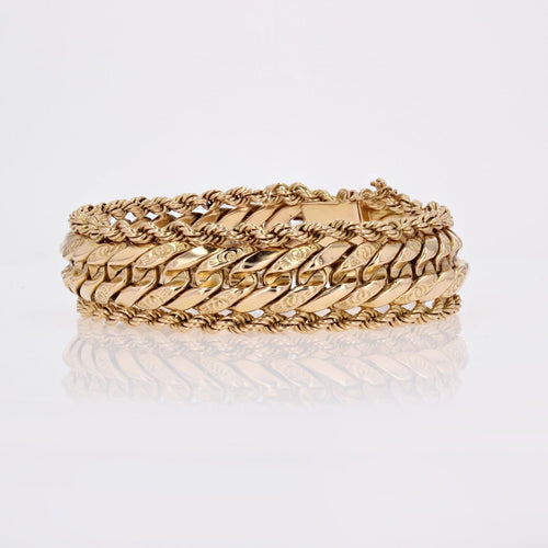 Bracelet Bracelet en or vintage 58 Facettes CVBR50