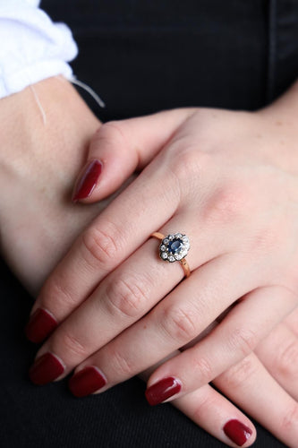 Bague 53 Bague Pompadour Or jaune Saphir 58 Facettes 1512558CN