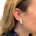 Chaumet earrings, “Homage to Venice” model, in yellow gold and diamonds. 58 Facettes 31314