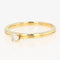 Bague 54 Petit solitaire diamant sur or jaune 58 Facettes 21-316