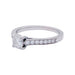 Ring 47 Piaget solitaire ring, “Limelight”, platinum, diamonds. 58 Facettes 33116