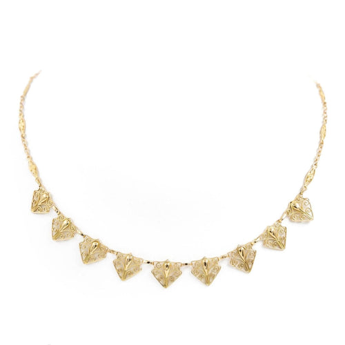 Collier Collier Maille filigrane Or jaune 58 Facettes 1949704CN