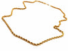 Necklace Rope mesh necklace Yellow gold 58 Facettes 1637044CN
