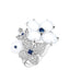 CHAUMET ring - Hortensia ring in white gold, diamonds, sapphires 58 Facettes 082947