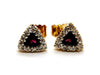Earrings Yellow gold Tourmaline earrings 58 Facettes 1116073CD