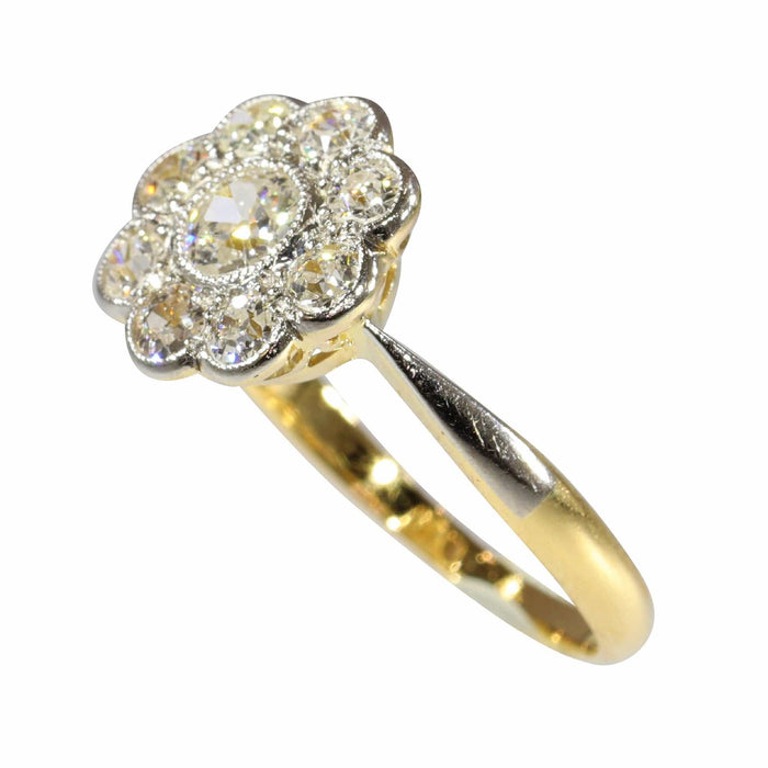 Bague 51 bague Marguerite diamants Art Déco 58 Facettes 23212-0300