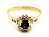 Ring 52.5 Ring Yellow gold Sapphire 58 Facettes 1701690CN