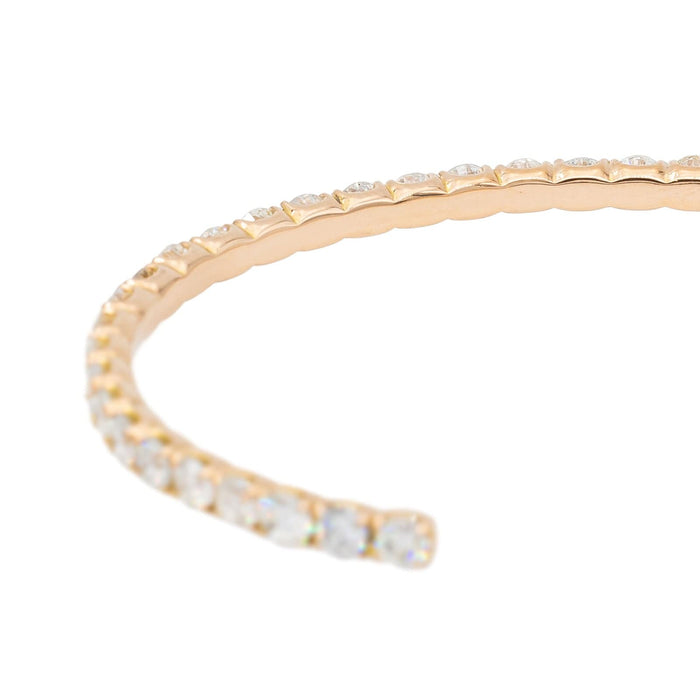 Bracelet Bracelet Jonc Or rose Diamant 58 Facettes 2394611CN