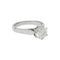 Bague 57 Bague diamant 1,59 carat, or blanc. 58 Facettes 30745