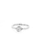 Ring 50 DINH VAN Le Cube Diamond Ring in 750/1000 White Gold 58 Facettes 61834-57714