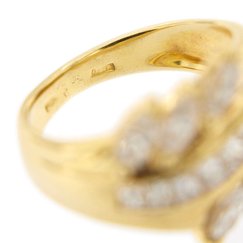 Bague 50 Bague bandeau avec diamants 58 Facettes 14764