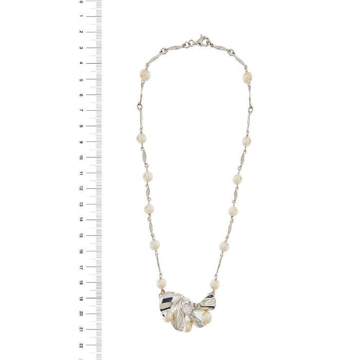 Collier Collier perles diamants 58 Facettes 28570
