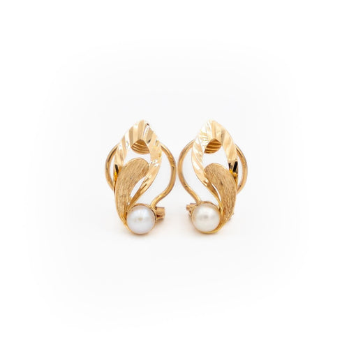 Boucles d'oreilles Boucles d'oreilles Or jaune Perle 58 Facettes 1613469CN