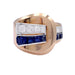 Ring 53 “Tank” ring, yellow gold, sapphires, diamonds. 58 Facettes 32837