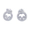 Boucles d'oreilles Boucles d'oreilles Chopard, "Happy Diamonds" en or blanc, diamants. 58 Facettes 32316