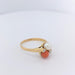 Ring 54 Toi et Moi diamond ring Pearl Coral 58 Facettes 25163