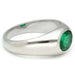 Ring 49.3 White gold ring, emerald 58 Facettes A0934004751A42719E0DAD0CD22A9B86
