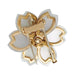 Broche Broche Van Cleef & Arpels " Rose de Noël" en or jaune, diamants et nacre. 58 Facettes 31835