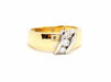 Ring 55 Ring Yellow gold Diamond 58 Facettes 718100CN