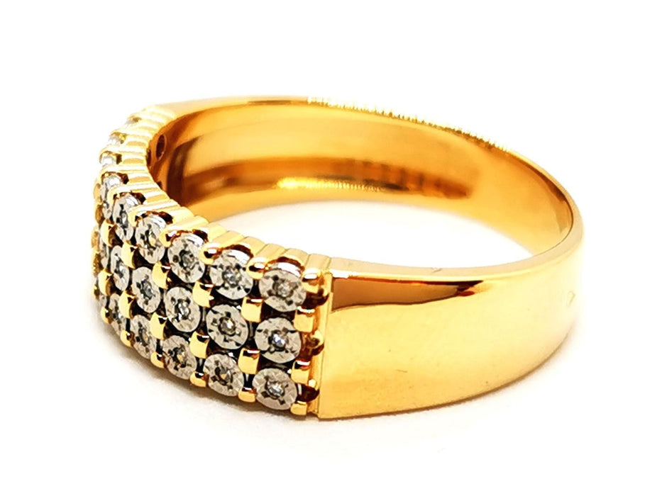 Bague 60 Bague Or jaune Diamant 58 Facettes 1628762CN