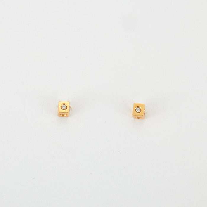 Boucles d'oreilles Boucles d'oreilles en Or jaune, Diamants 58 Facettes