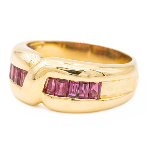 Ring 55 Ring Yellow gold Ruby 58 Facettes 2282672CN