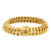 Bracelet American mesh bracelet Yellow gold Sapphire 58 Facettes 2837642CN