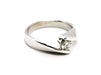 Bague 48 Mariage Solitaire Or blanc Diamant 58 Facettes 1242235CN