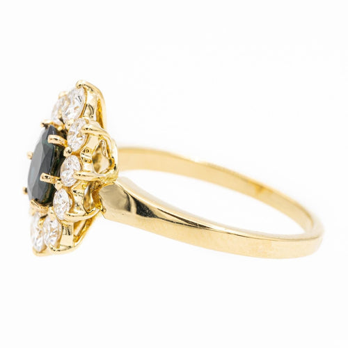 Bague 53 Bague Marguerite Or jaune Saphir 58 Facettes 2173022CN