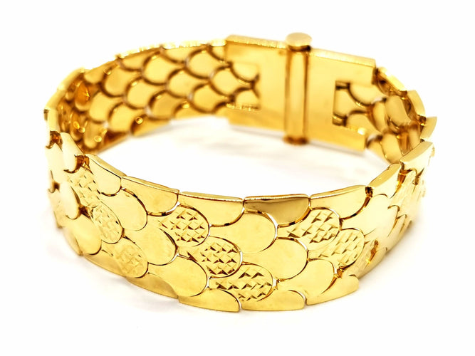 Bracelet Bracelet Manchette Or jaune 58 Facettes 1719195CN