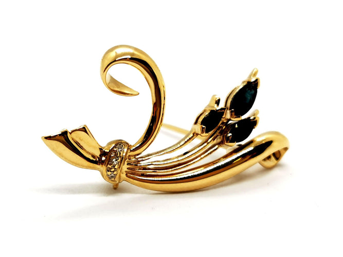 Broche Broche Or jaune Diamant 58 Facettes 1141229CD