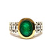 Ring 52 Vintage emerald & diamond ring 58 Facettes