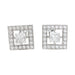 Cufflinks Boucheron cufflinks, “Ava”, white gold and diamonds. 58 Facettes 31510