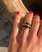 Damiani ring - “Spicchi di Luna” ring with rose gold and onyx bangle 58 Facettes