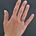 Bague 57 Bague solitaire ancien diamants 58 Facettes 22-245