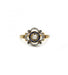 Ring 57 / Yellow / 750‰ Gold Pearl & Sapphire Diamond Ring 58 Facettes 210048SP