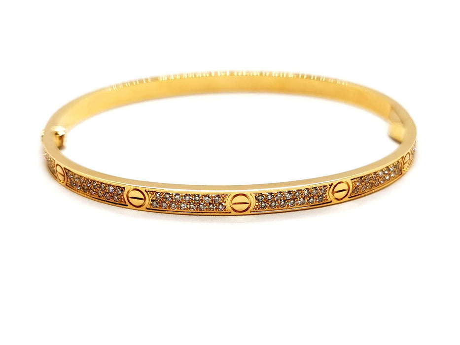 Bracelet Cartier Bracelet Love Or jaune Diamant 58 Facettes 1426688CN