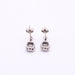 Boucles d'oreilles Boucles d’oreilles pavage diamants or blanc 58 Facettes