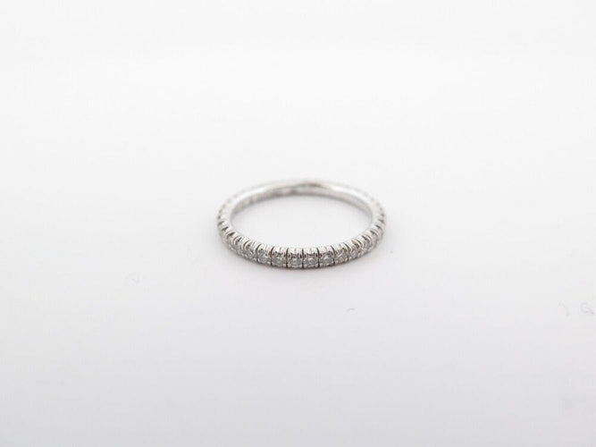 Bague 51 CARTIER - Bague "Etincelle" Or Blanc & Diamants 58 Facettes 249802