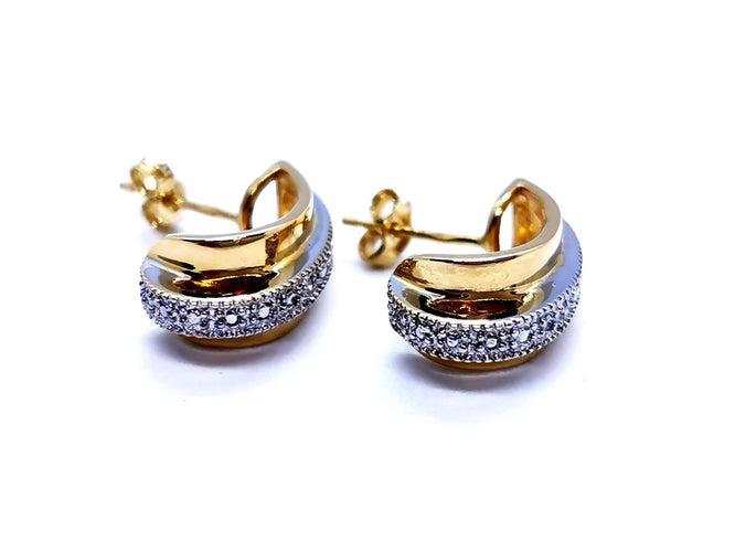 Boucles d'oreilles Boucles d'oreilles Or jaune Diamant 58 Facettes 997147CN