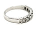 Bague 51 Bague Demi alliance Or blanc Diamant 58 Facettes 1588626CN