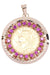 Pendentif PENDENTIF 20 FRANCS SUISSE RUBIS 58 Facettes 075341