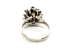 Ring 49 Flower Ring White Gold Diamond 58 Facettes 1291807CN