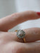 Antique diamond daisy ring 58 Facettes